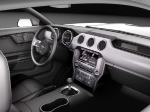 Mustang GT350 Shelby 2016 3D Model