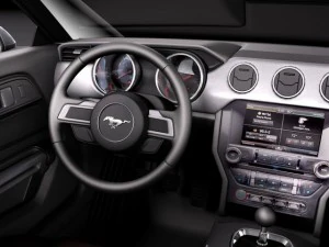Mustang GT350 Shelby 2016 3D Model
