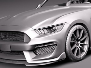Mustang GT350 Shelby 2016 3Dモデル