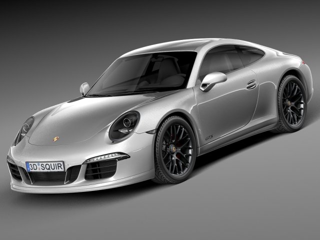 Porsche 911 Carrera GTS Coupe 2016 3D Model .c4d .max .obj .3ds .fbx .stl .blend 