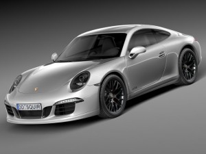 Porsche 911 Carrera GTS Coupe 2016 3D Model