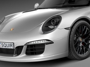 Porsche 911 Carrera GTS Coupe 2016 3D Model