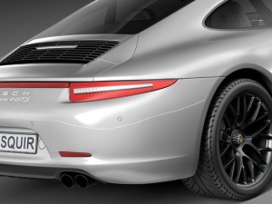 Porsche 911 Carrera GTS Coupe 2016 3D Model