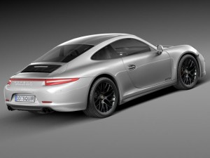 Porsche 911 Carrera GTS Coupe 2016 3D Model