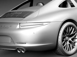 Porsche 911 Carrera GTS Coupe 2016 3D Model