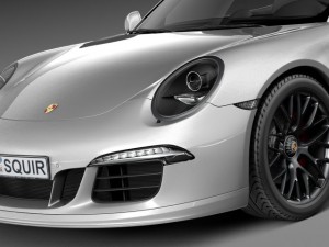 Porsche 911 Carrera GTS Cabrio 2016 3D Model