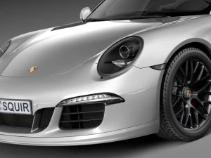 Porsche 911 Carrera GTS Cabrio 2016 3D Model
