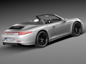 Porsche 911 Carrera GTS Cabrio 2016 3D Model