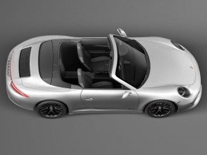 Porsche 911 Carrera GTS Cabrio 2016 3D Model
