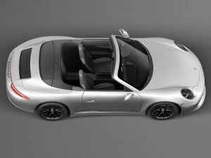 Porsche 911 Carrera GTS Cabrio 2016 3D Model