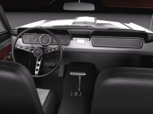 Mustang Coupe 1967 Modelo 3D