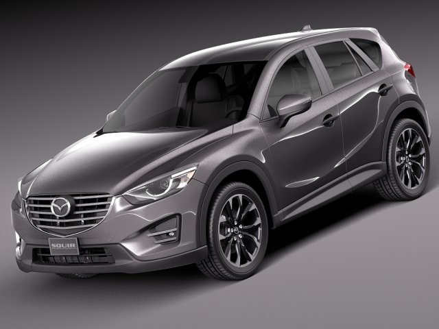 Mazda CX5 2016 Model 3D .c4d .max .obj .3ds .fbx .stl .blend 