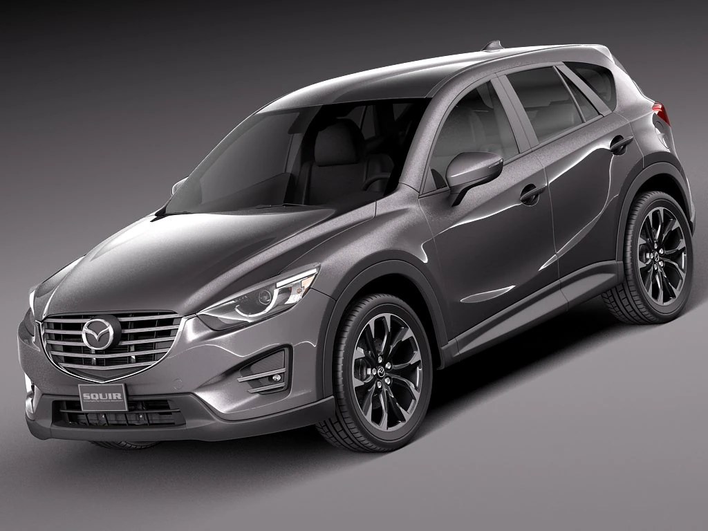 Mazda CX5 2016 3D Model .c4d .max .obj .3ds .fbx .stl .blend