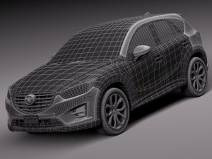 Mazda CX5 2016 Model 3D