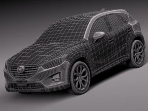 Mazda CX5 2016 3D Model