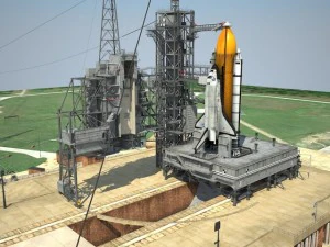 Космический центр НАСА Кеннеди 39B 3D Модель