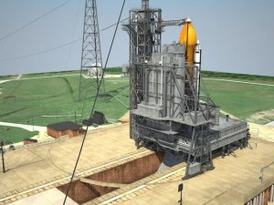 Centro spaziale Kennedy della NASA 39B Modello 3D