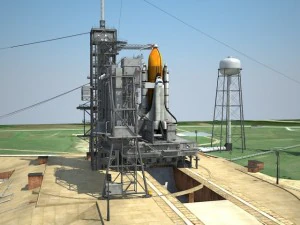 Centro spaziale Kennedy della NASA 39B Modello 3D