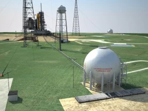 Centro spaziale Kennedy della NASA 39B Modello 3D