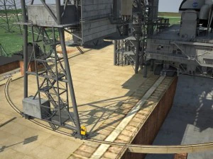 Centro spaziale Kennedy della NASA 39B Modello 3D