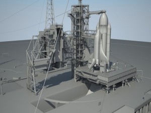 NASA Kennedy Space Center 39B 3D Model
