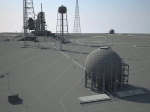 Centro spaziale Kennedy della NASA 39B Modello 3D