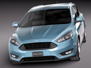 Focus Wagon 2015 3D Model