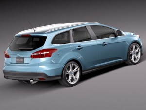 Focus Wagon 2015 3D Модель