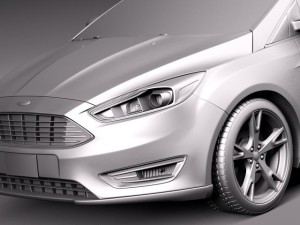Focus Wagon 2015 3D Модель