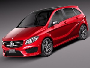 Mercedes-Benz B-class AMG 2015 3Dモデル