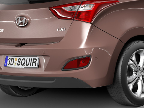 Hyundai i30 3-door 2013 3D मॉडल