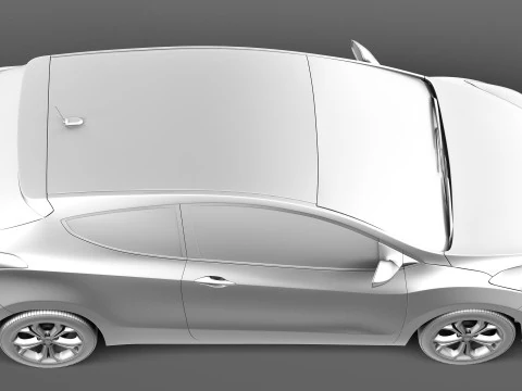Hyundai i30 3-door 2013 3D Model