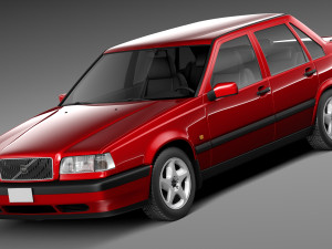 Volvo 850 Sedan EU 1991-1997 3D Model