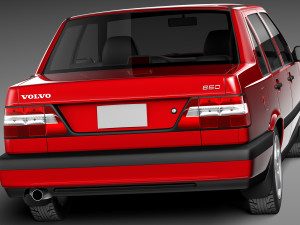 Volvo 850 Sedan EU 1991-1997 3D-Modell