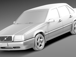 Volvo 850 Sedan EU 1991-1997 3D-Modell