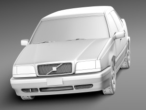Volvo 850 Sedan EU 1991-1997 3D-Modell