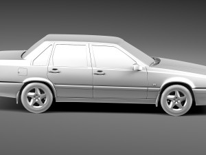 Volvo 850 Sedan EU 1991-1997 3D-Modell