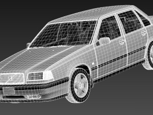 Volvo 850 Sedan EU 1991-1997 3D-Modell