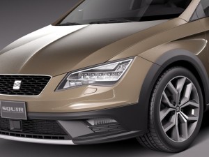 Seat Leon X Perience 2015 Model 3D