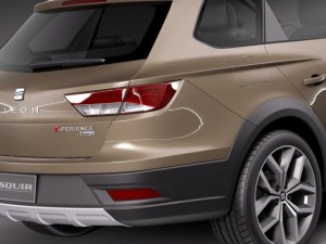 Seat Leon X Perience 2015 Model 3D
