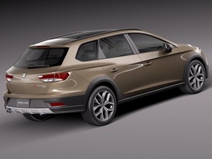Seat Leon X Perience 2015 Model 3D