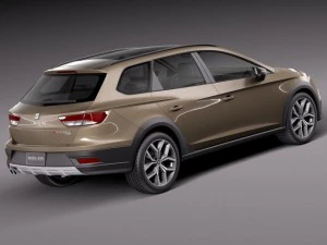 Seat Leon X Perience 2015 3D Model
