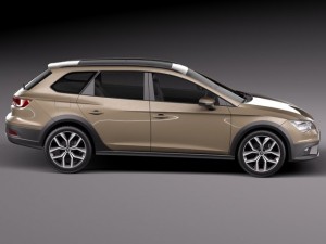 Seat Leon X Perience 2015 Model 3D