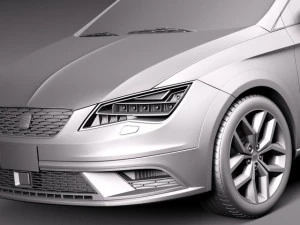 Seat Leon X Perience 2015 3D Model