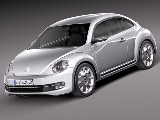 Volkswagen Ibeetle 2015 3D 모델 .c4d .max .obj .3ds .fbx .stl .blend