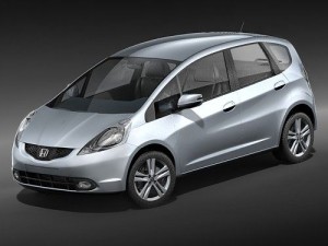 Honda Fit Jazz 2009 3D Model