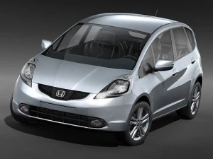 Honda Fit Jazz 2009 3D Model