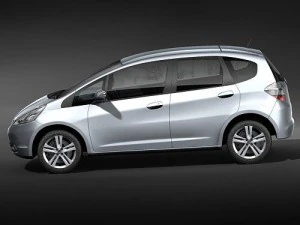 Honda Fit Jazz 2009 3D Model