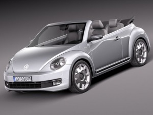 Volkswagen Ibeetle Convertible 2015 Model 3D