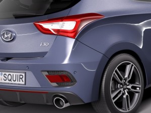 Hyundai i30 Turbo 3-door 2015 3D Model